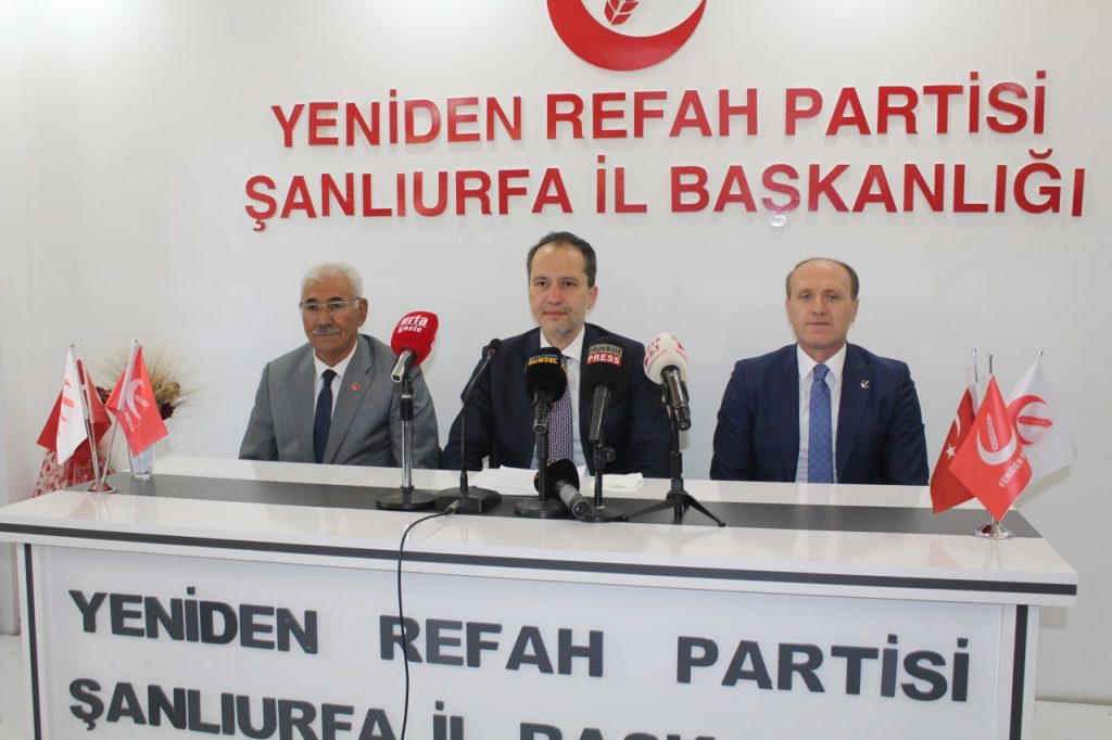 ERBAKAN ŞANLIURFA’YA GELİYOR
