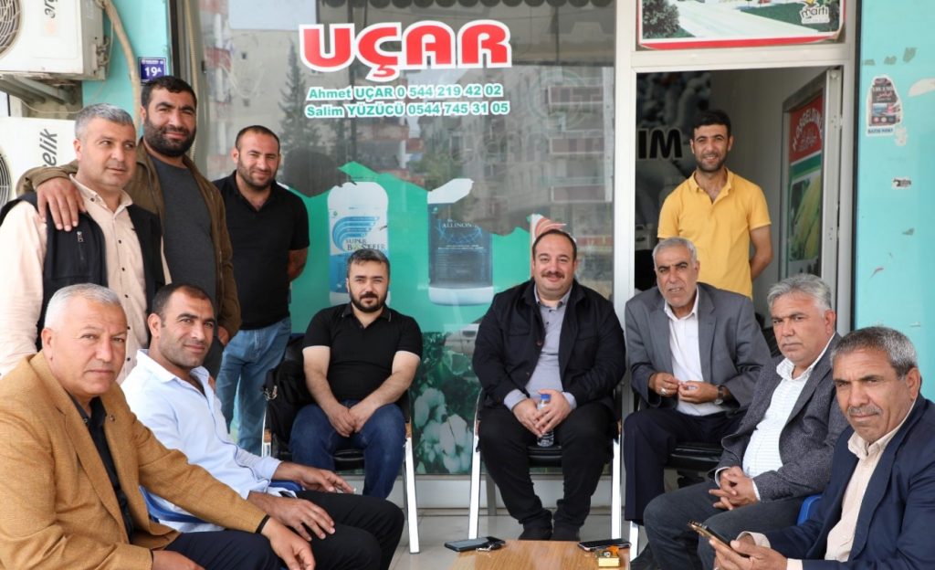 BAŞKAN EKİNCİ ESNAFLARI ZİYARET ETTİ “ERDOĞAN’A DESTEK İSTEDİ