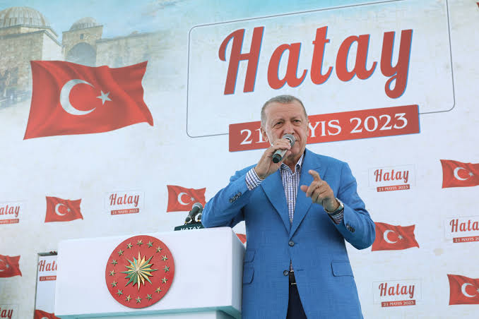 Cumhurbaşkanı Recep Tayyip Erdoğan’a Hatay”da Sevgi Seli
