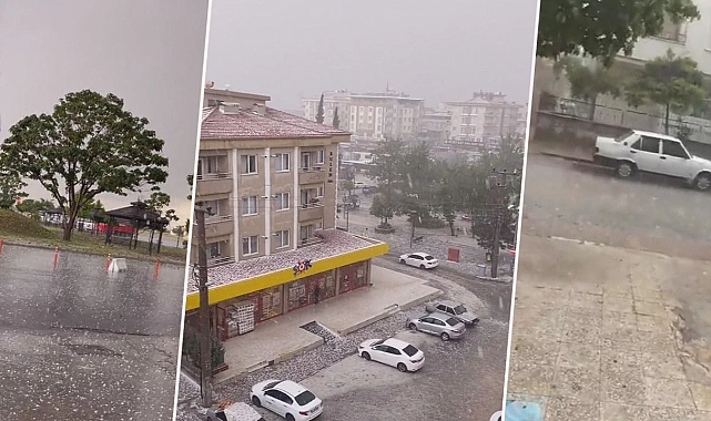 Komşu ilimiz doluya teslim oldu!