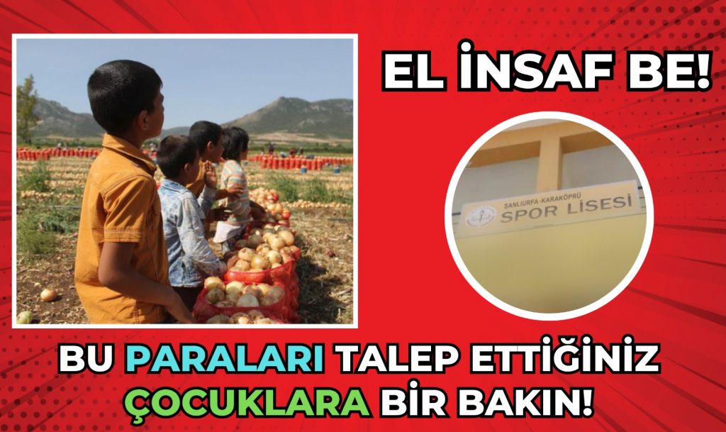 Şanlıurfa Spor Lisesi’nin Yüksek Kayıt Ücreti Vatandaşları İsyan ettirdi!