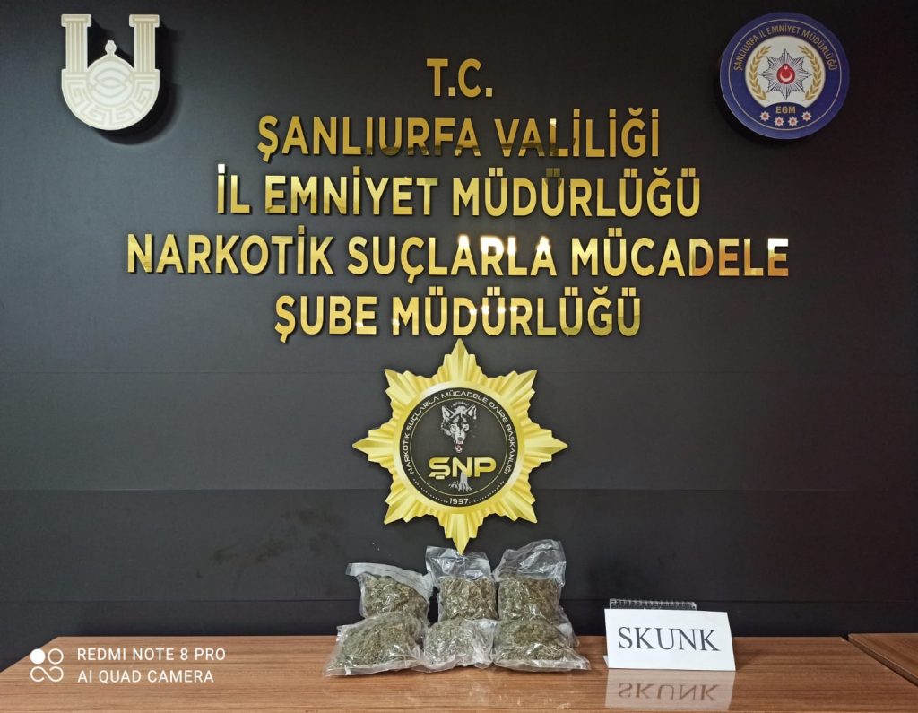 Şanlıurfa Emniyetin”den Uyuşturucuya bir darbe daha
