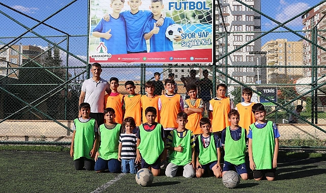 Karaköprü’de çocuklar sporla gelişiyor