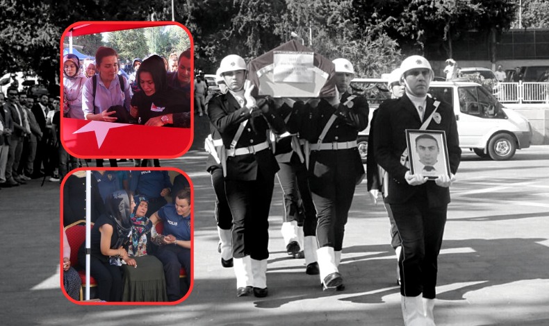 ŞANLIURFA’DA ŞEHİT  POLİS MEMLEKETİNE UĞURLANDI