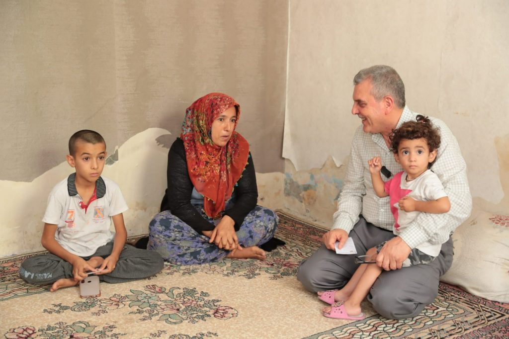 BAŞKAN BEYAZGÜL’DEN EV ZİYARETLERİ