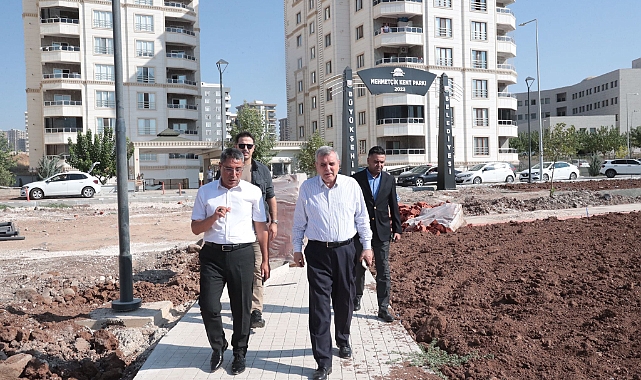 Başkan Beyazgül,”Kentte yeşil alan oranını arttırıyoruz’