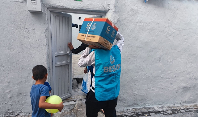 Beşir Derneği Şanlıurfa Eyyübiye Temsilciliğinden Kumanya ve Kırmızı Et Dağıtımı