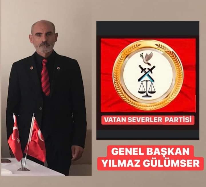 VATAN SEVERLER PARTİSİ BAŞKANI YILMAZ GÜLÜMSER 30 AĞUSTOS ZAFER BAYRAMI MESAJI