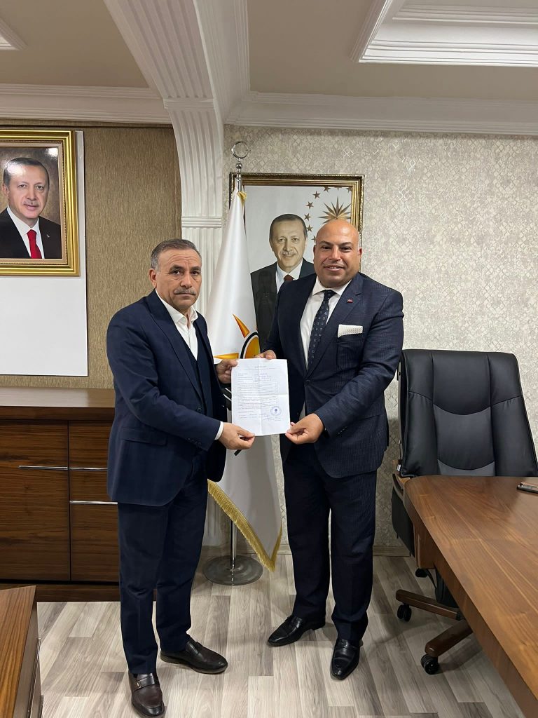 karataş Eyyübiye belediye başkan aday adaylığı başvurusu müracaatını yaptı