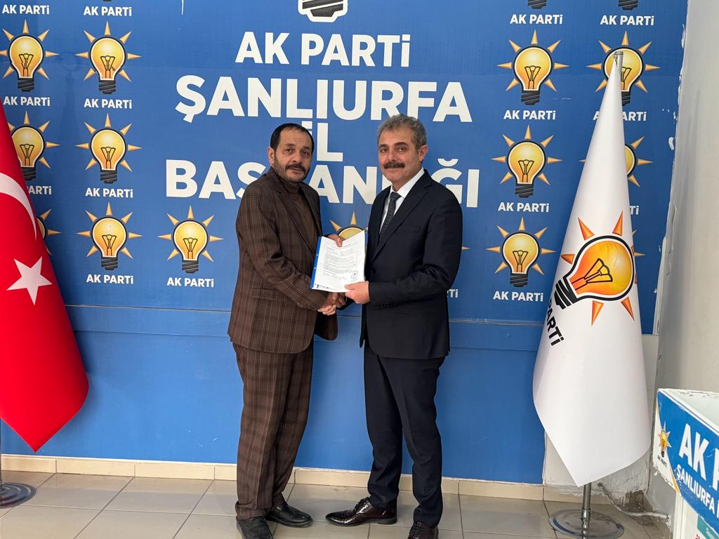 Cumali Reşiyanlıoğlu Eyyübiye Meclis üyesi Aday Adaylık başvurusunu yaptı