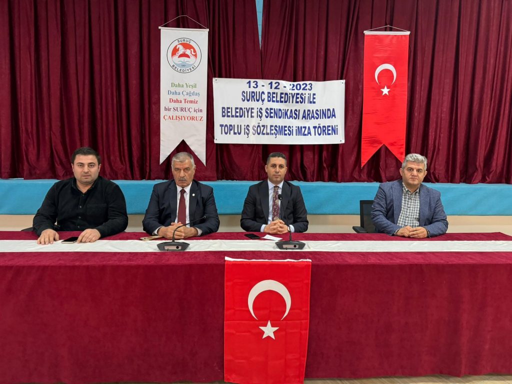 Suruç Belediyesi’nde Toplu İş Sözleşmesi işçilerin yüzünü güldürdü