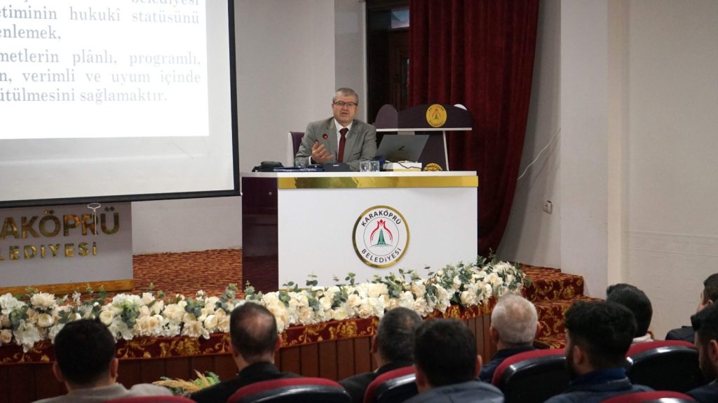 KARAKÖPRÜ BELEDİYESİ PERSONELİNE HİZMET İÇİ EĞİTİM