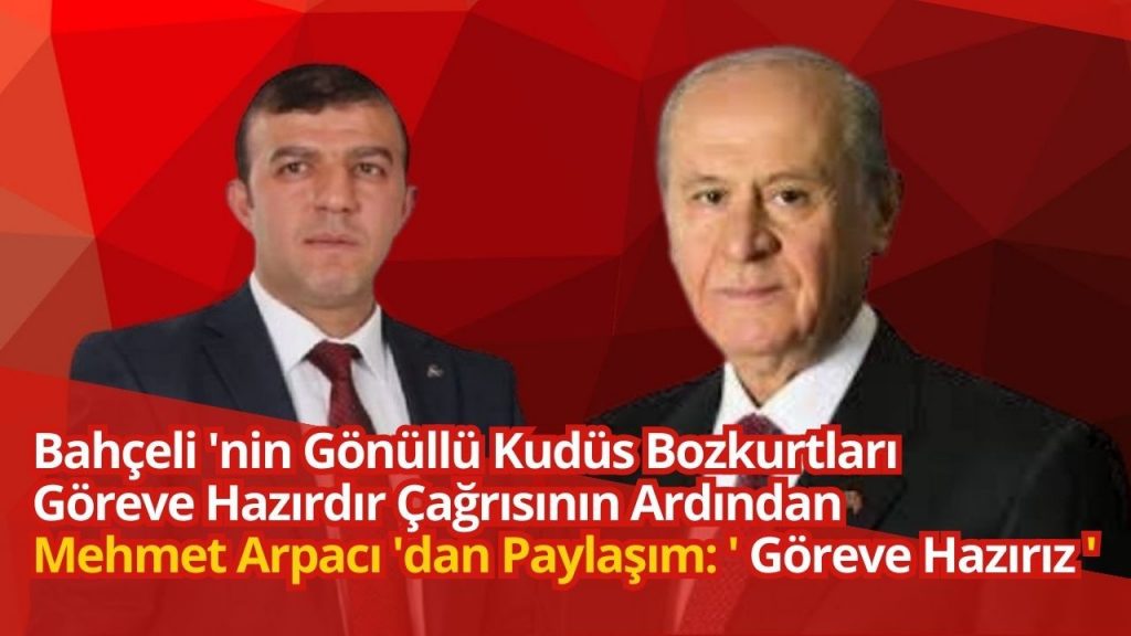 Mehmet Arpacı ‘dan Anlamlı Paylaşım: ‘ Göreve Hazırız ‘