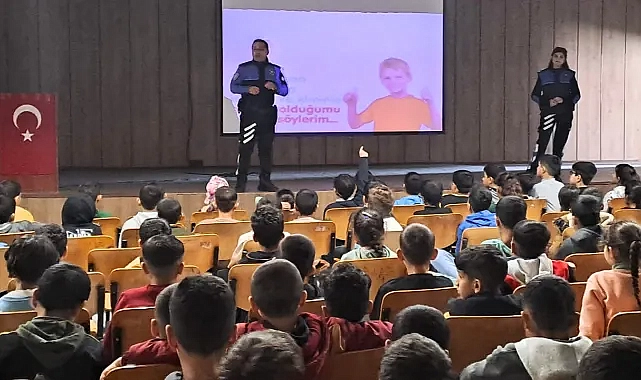Urfa’daki öğrencilere polislerden ders!