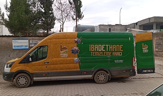 Viranşehir Belediyesi’nden ibadethanelerde temizlik çalışmaları