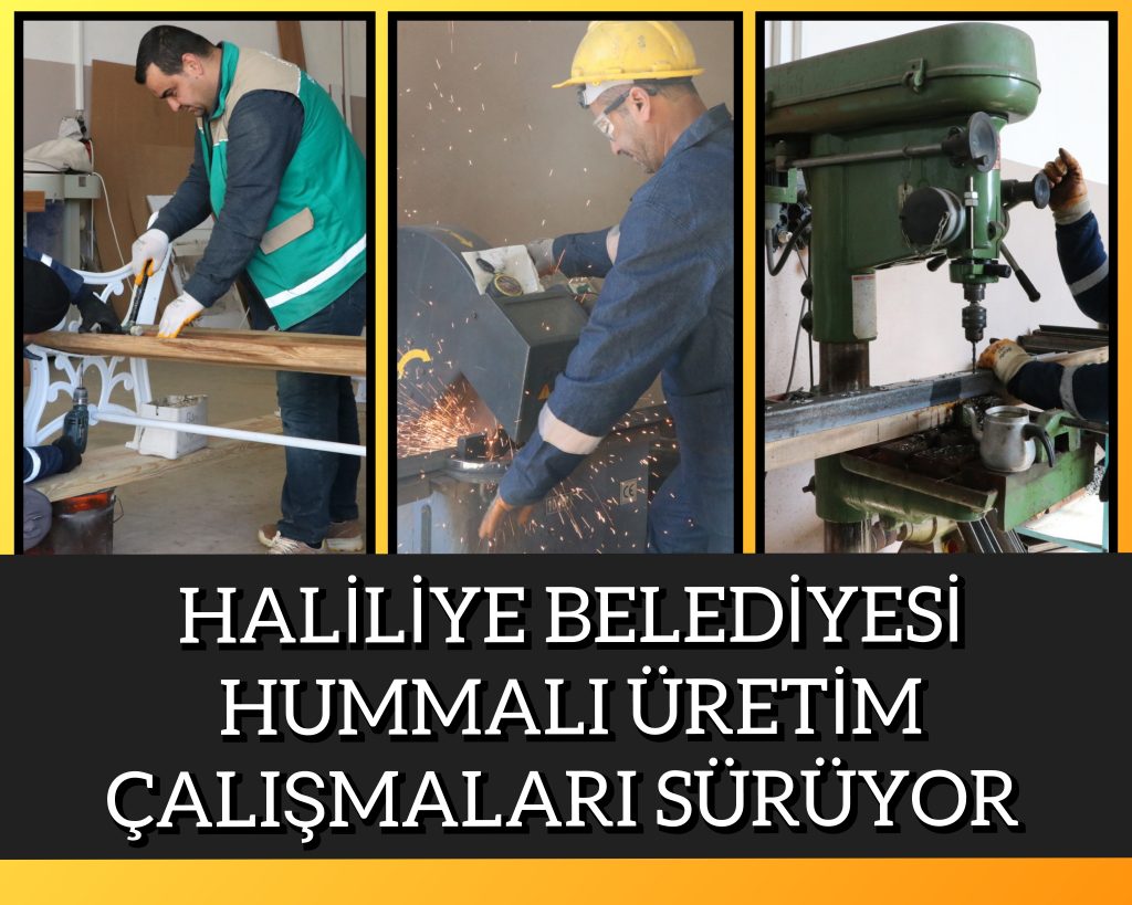 HALİLİYE BELEDİYESİNDE HUMMALI ÜRETİM ÇALIŞMALARI DEVAM EDİYOR