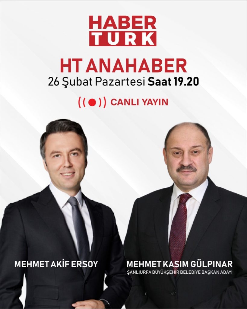 Gülpınar  Habertürk’e konuk olacak!