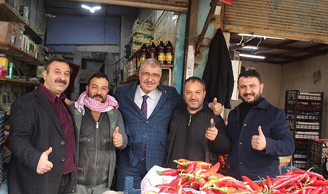 Yeniden Refah Partisi Haliliye Belediye Başkan Adayı Vedat Doğar, Esnaf ve Vatandaşlarla Diyalogunu Sürdürüyor.