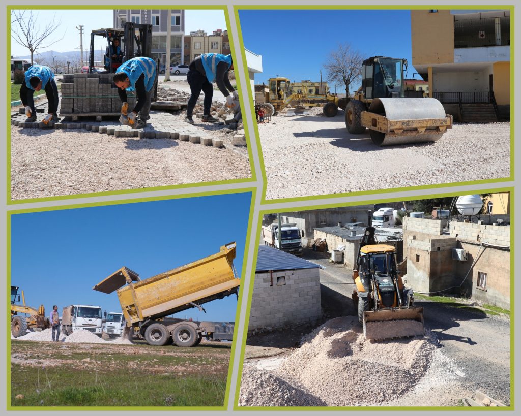 HALİLİYE BELEDİYESİNDEN 5 MAHALLEDE HUMMALI ÜSTYAPI ÇALIŞMASI