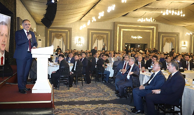 Bakan Özhaseki Karaköprü’de İnşaat Sektörü Ve Stk Temsilcileriyle Buluştu
