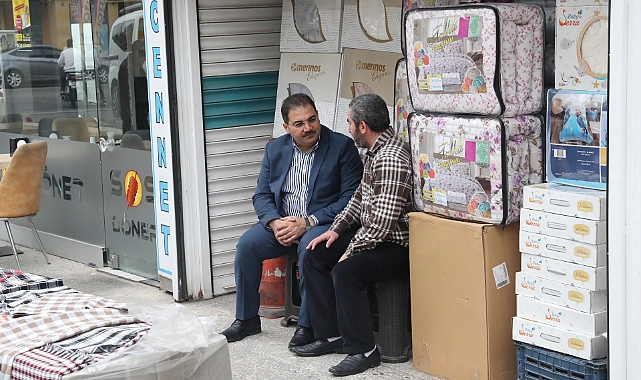 Başkan Canpolat, Esnafla İç İçe Olmaya Devam Ediyor