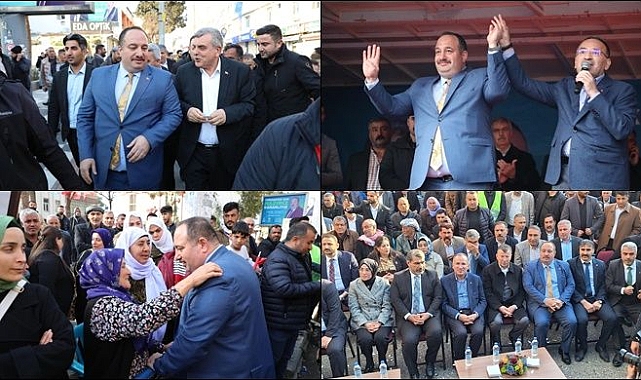 Başkan Ekinci’nin Seçim Bürosu Açılışı Mitinge Dönüştü