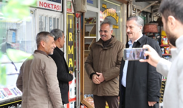 Eyyübiye Belediye Başkanı Mehmet Kuş SSK Caddesi’nde Halkla Buluştu