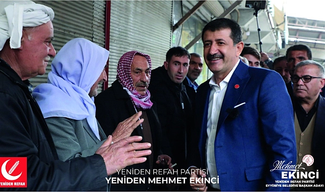 Eyyübiye’de Mehmet Ekinci’ye Yoğun İlgi