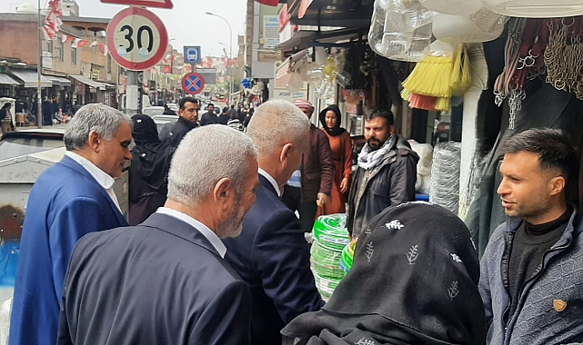 Saadet Partisi Şanlıurfa Büyükşehir Adayı Resul Bebe Viranşehir’de Vatandaşlarla Buluştu