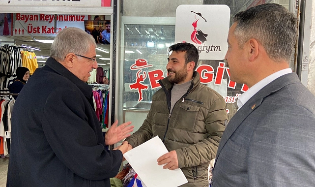 Yeniden Refah Partisi Haliliye Belediye Başkan Adayı, Süleymaniye Caddesi Esnaflarını Ziyaret Ederek Destek İstiyor