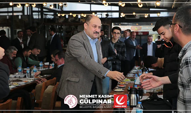 YRP Urfa Büyükşehir Adayı Gülpınar Basın Mensuplarıyla Biraraya Geldi