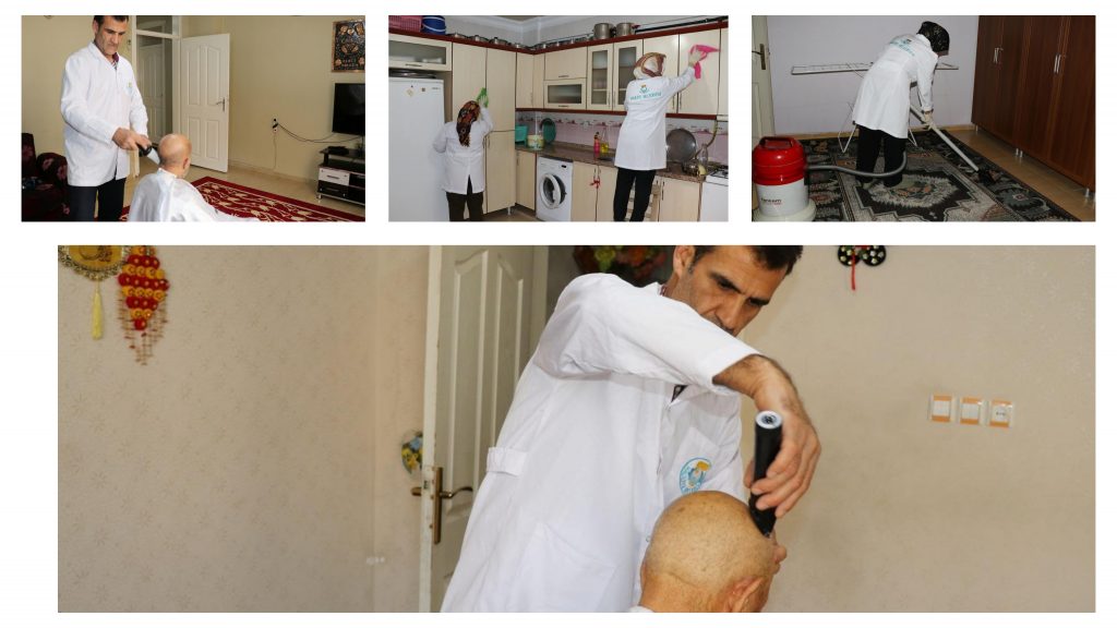 BAYRAM ÖNCESİ EVDE BAKIM HİZMETİ İLE YÜZLER GÜLÜYOR