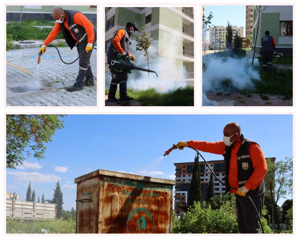 BÜYÜKŞEHİR’DEN KENT GENELİNDE İLAÇLAMA SEFERBERLİĞİ