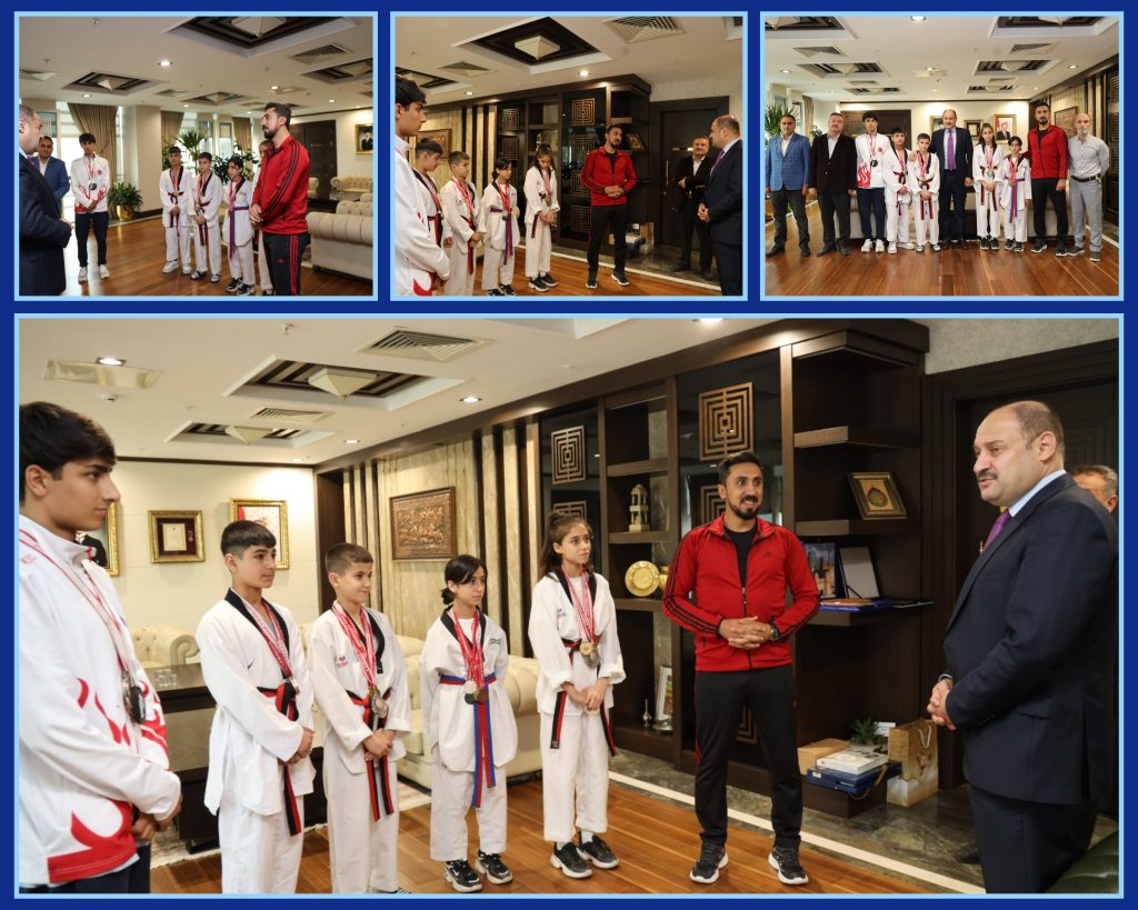 BAŞKAN GÜLPINAR, GENÇ SPORCULARLA BULUŞTU