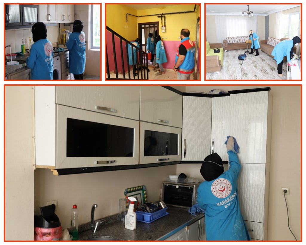 Karaköprü de Yaşlılar ve Engelliler Unutulmuyor