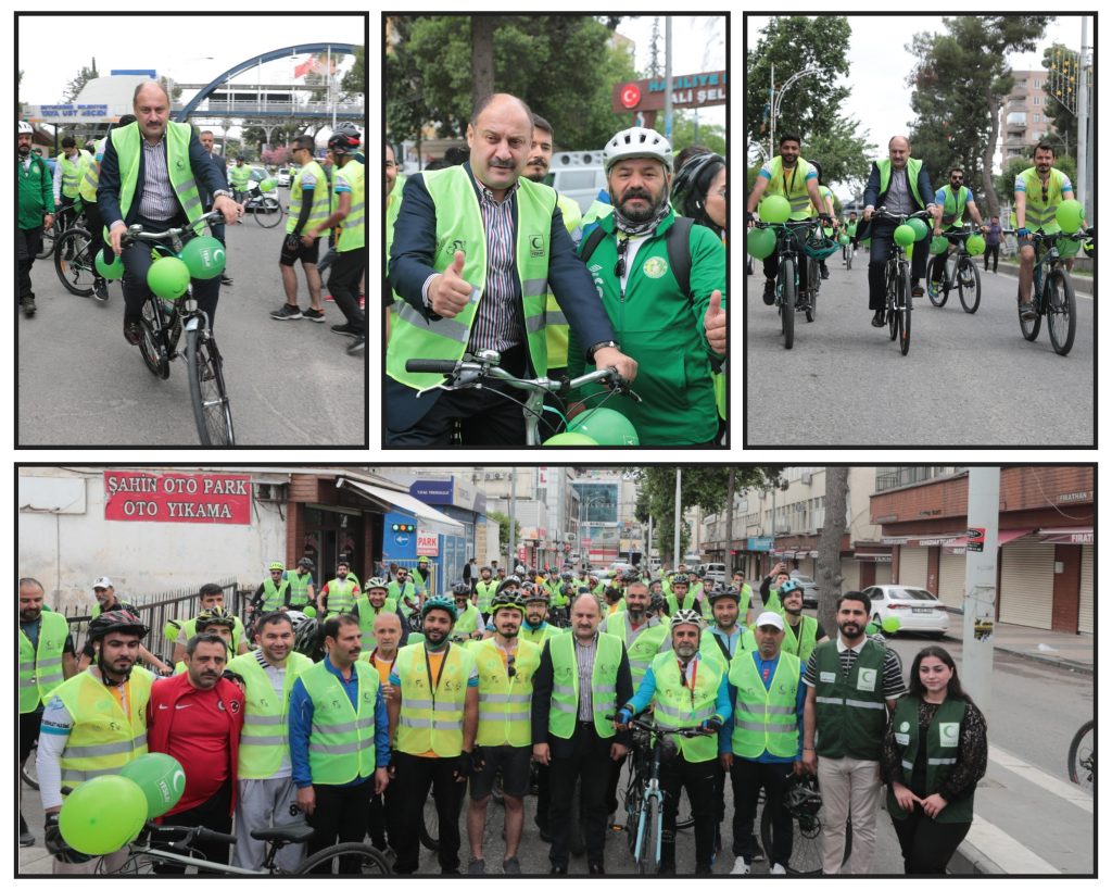 BAŞKAN GÜLPINAR FARKINDALIK İÇİN PEDAL ÇEVİRDİ