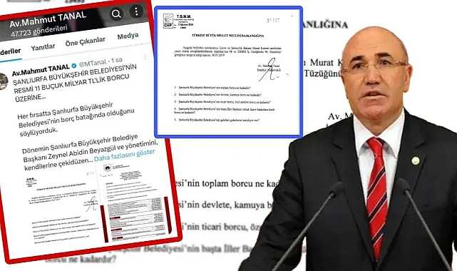 Büyükşehir Belediyesi’nin 11.5 milyar TL’lik borcu gündem oldu, Tanal da açıklamalarda bulundu