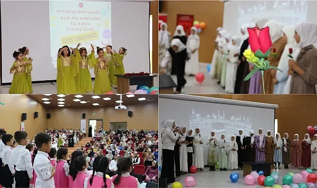 Eyyübiye ilçe müftülüğünde yıl sonu heyecanı