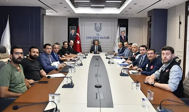Şanlıurfa’da depreme ilişkin toplantı!