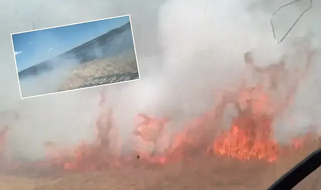 20’nin üzerinde traktörün işbirliğiyle söndürüldü!