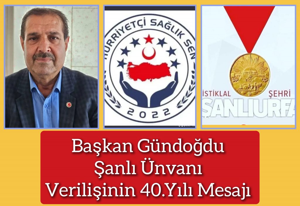 Başkan Gündoğdu Şanlı Unvanı Verilişinin 40.Yılı Mesajı