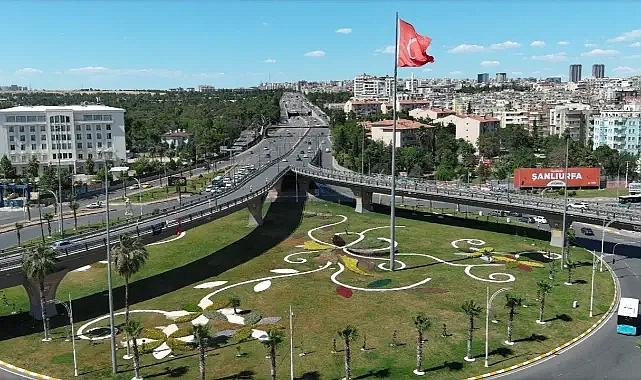 Abide Kavşağı’ndaki peyzaj düzenlemesi