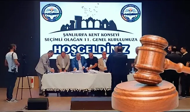 Şanlıurfa Kent Konseyi Olağan Genel Kurul Toplantısına Dava Açıldı
