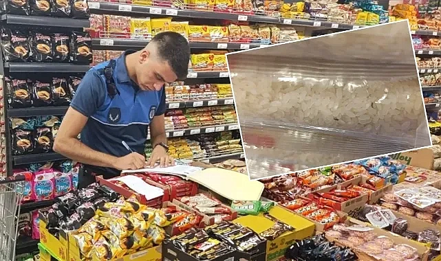 Karaköprü’de kurtlanmış ürünlere el konuldu!