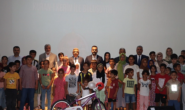 Büyükşehir’den Başarılı Kuran Kursu Öğrencilerine Bisiklet