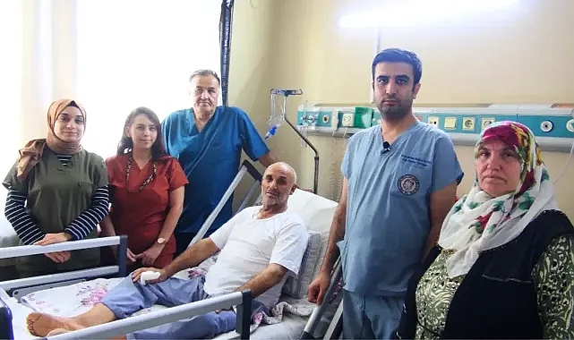 Urfa’daki hasta sağlığına kavuştu! Tedavi yöntemi ise dikkat çekti!