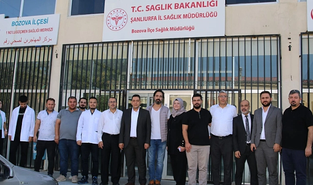 Sağlık Müdürü Solmaz mesaiye Bozova da başladı