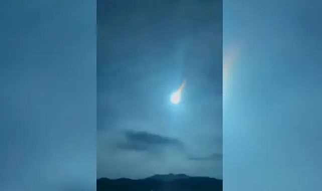 Şanlıurfa semalarında görüldü! Gökyüzü aydınlandı!