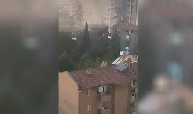 Urfa’da sosyal evlerde yangın çıktı!