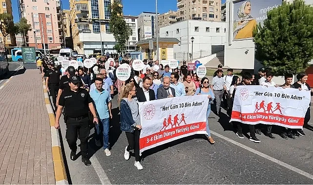 3-4 Ekim Dünya Yürüyüş Günü̈ etkinliği düzenlendi